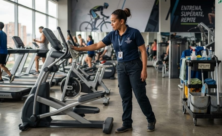AUXILIAR DE SERVICIOS GENERALES Spinning Center GYM